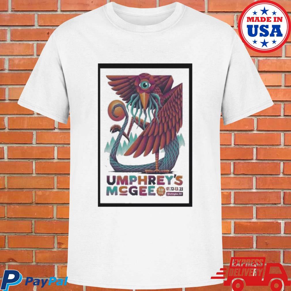 Official umphrey's mcgee january 12+13 2023 Washington T-shirt