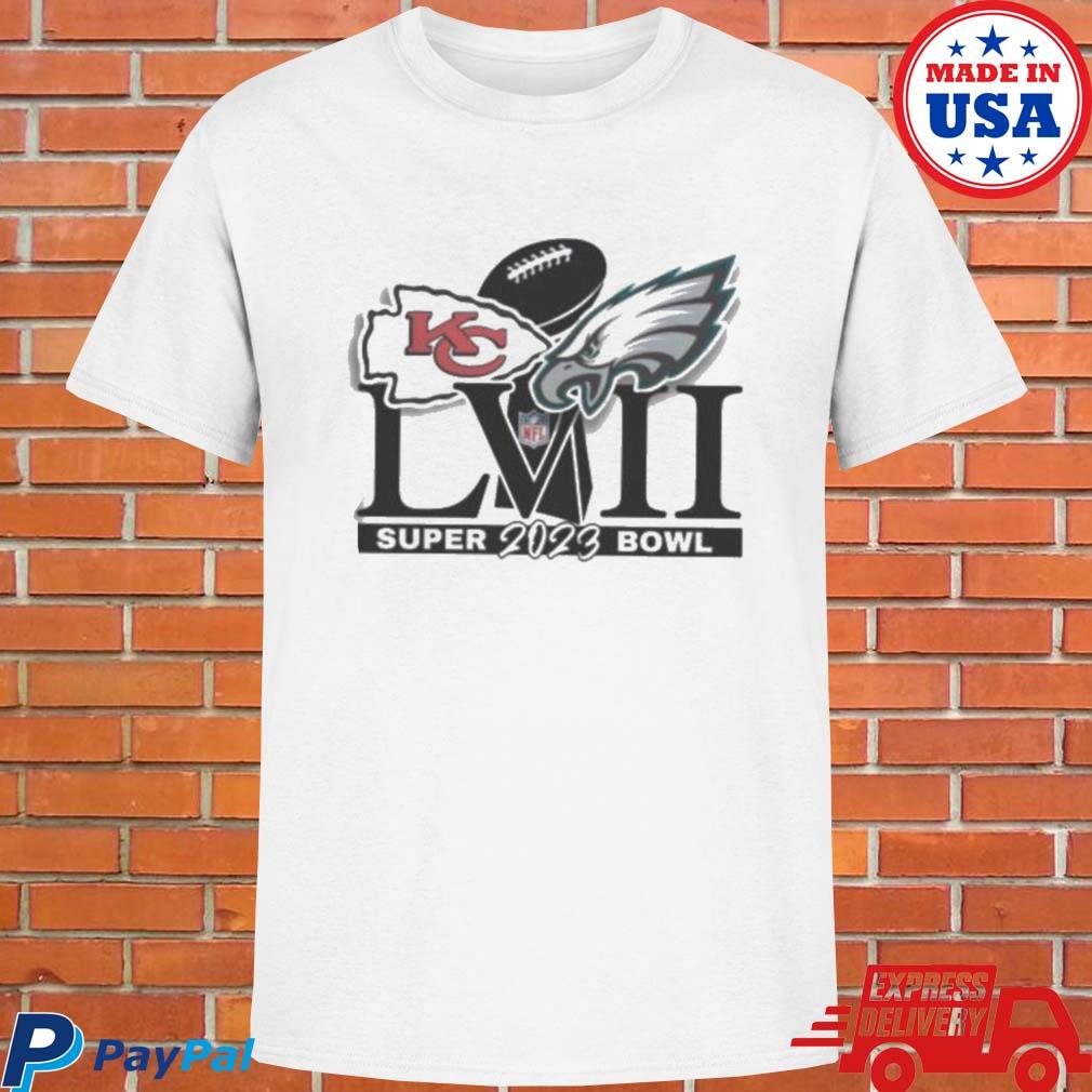 Official 2023 Chiefs vs eagles super bowl lviI T-shirt