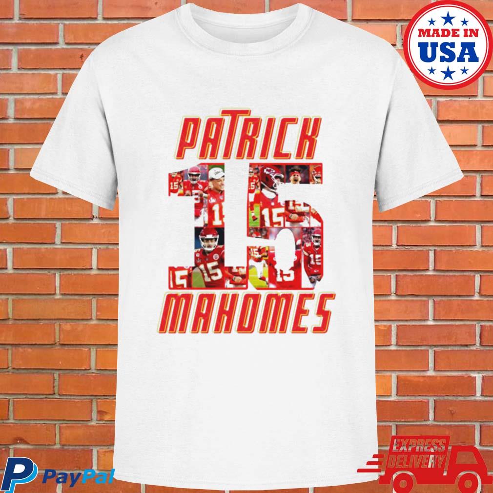 Patrick Mahomes 15 Kansas City Chiefs football poster shirt, hoodie, sweater,  long sleeve and tank top