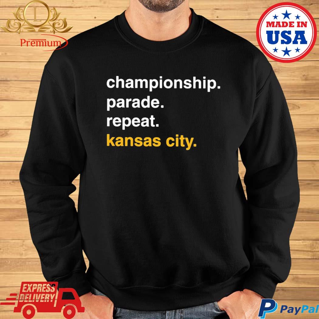 Championship Parade Repeat Kansas City Shirt - Peanutstee