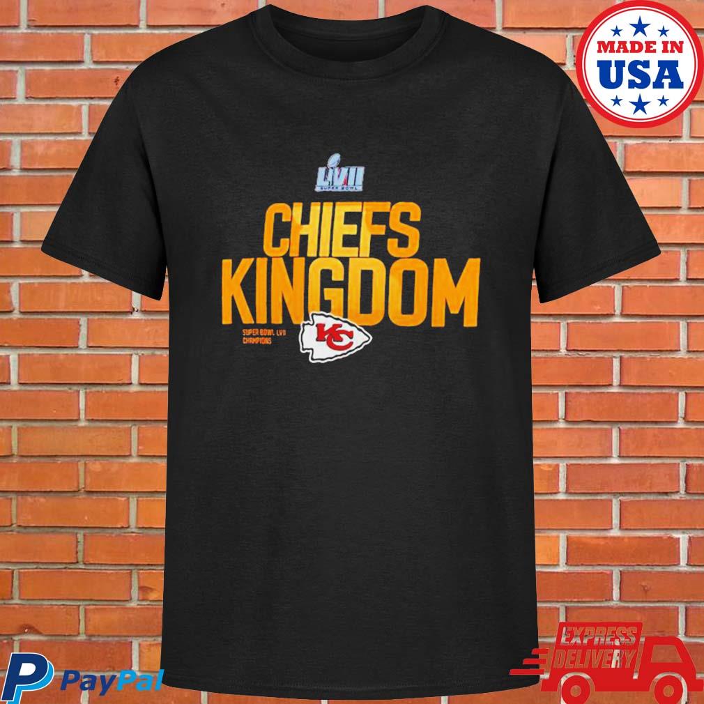 Official Kansas City Chiefs Super Bowl Lvii Champions Chiefs Kingdom T-shirt