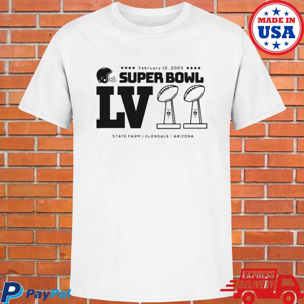 Official February 12 2023 super bowl lviI T-shirt