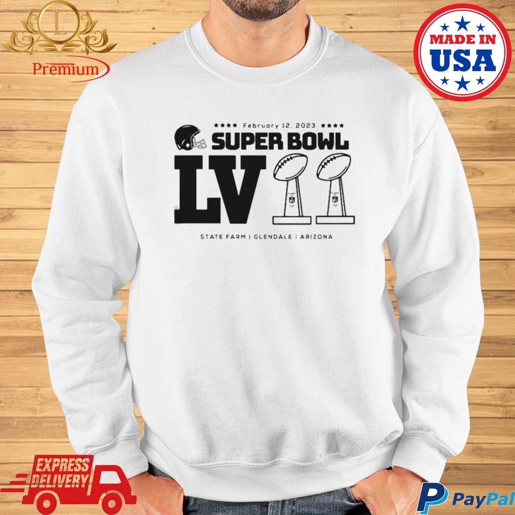 Official February 12 2023 super bowl lviI T-shirt, hoodie, tank