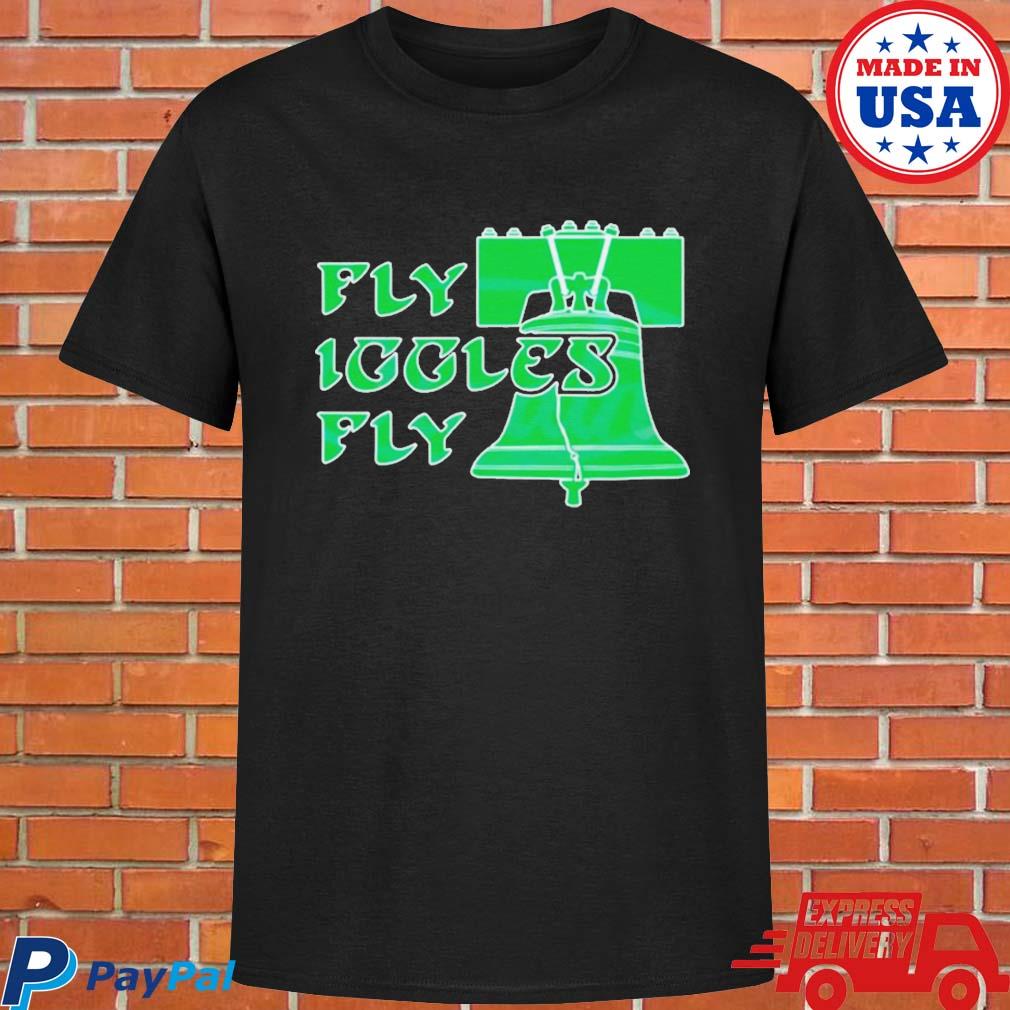 Official Fly iggles fly eagles fans T-shirt