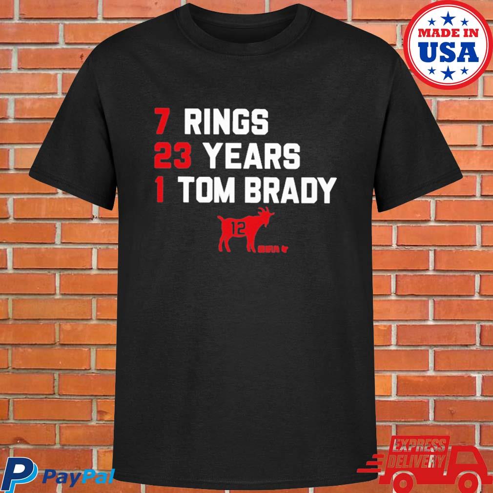 brady 7 rings shirt