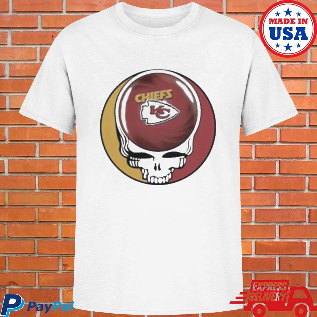 Official Grateful dead Kansas city Chiefs 2023 T-shirt, hoodie, tank top,  sweater and long sleeve t-shirt