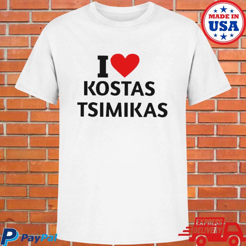 Official I love kostas tsimikas T-shirt