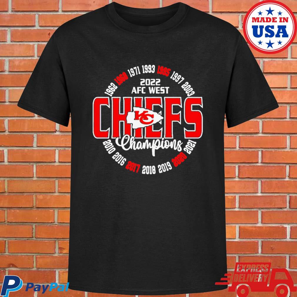 Kansas City Chiefs 2022 AFC West Champions shirt