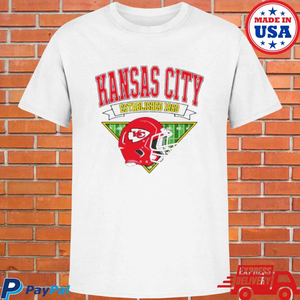 Official Kansas city Chiefs Football established 1960 T-shirt