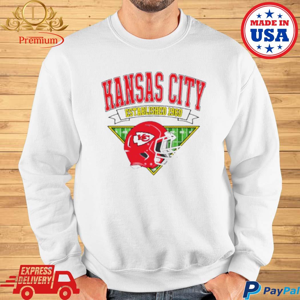 Kansas City Football Hooded Sweatshirt Est. 1960 Kansas City 