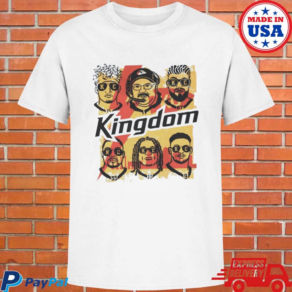 Official Kansas city Chiefs Kingdom 2023 super bowl lviI T-shirt