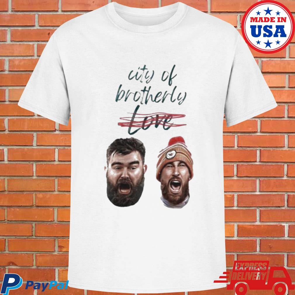 Official Kelce city of brothers love T-shirt