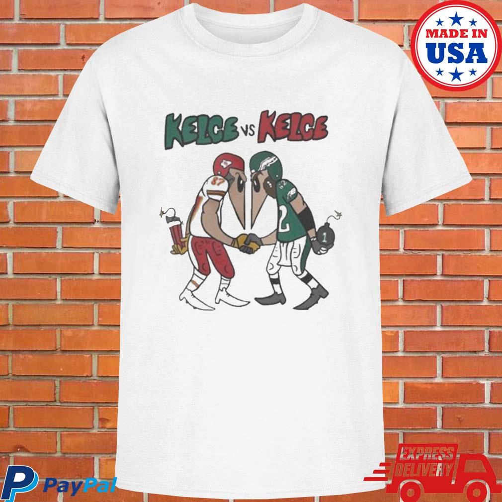 Official Kelce vs kelce NFL super bowl lviI 2023 T-shirt