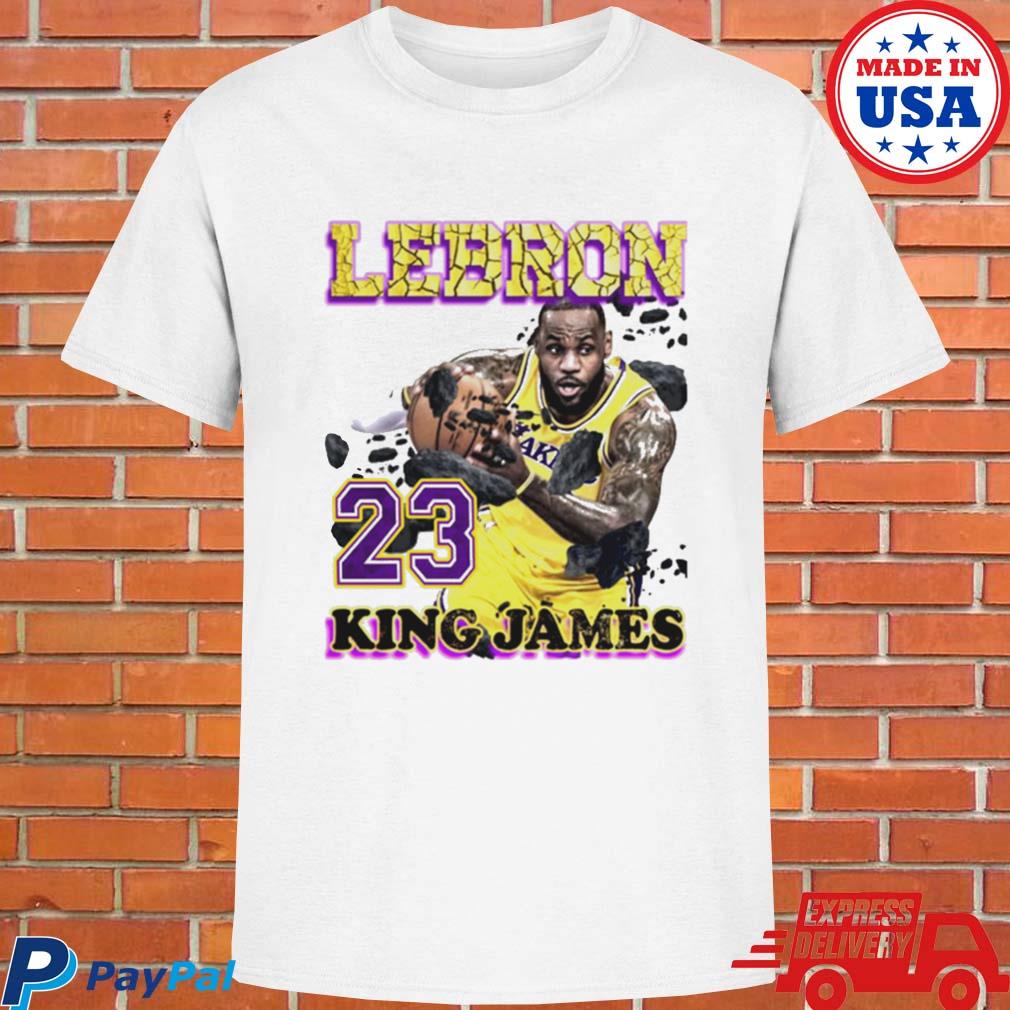 Lebron James 90s Inspired Vintage T Shirt Designed & Sold By