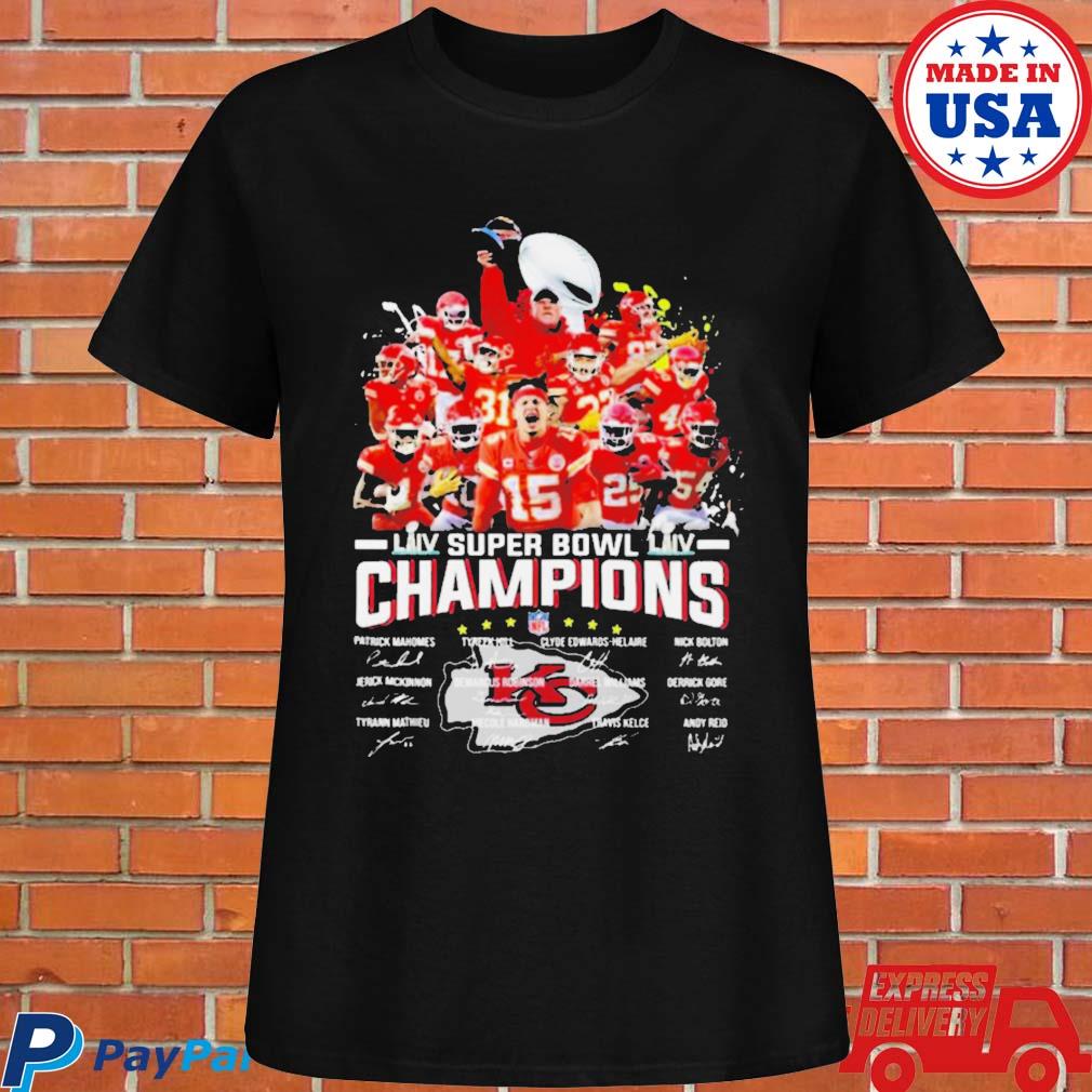 Super Bowl Champions Kansas City Chiefs Nfl Football Shirt Long Sleeve,  Ladies Tee