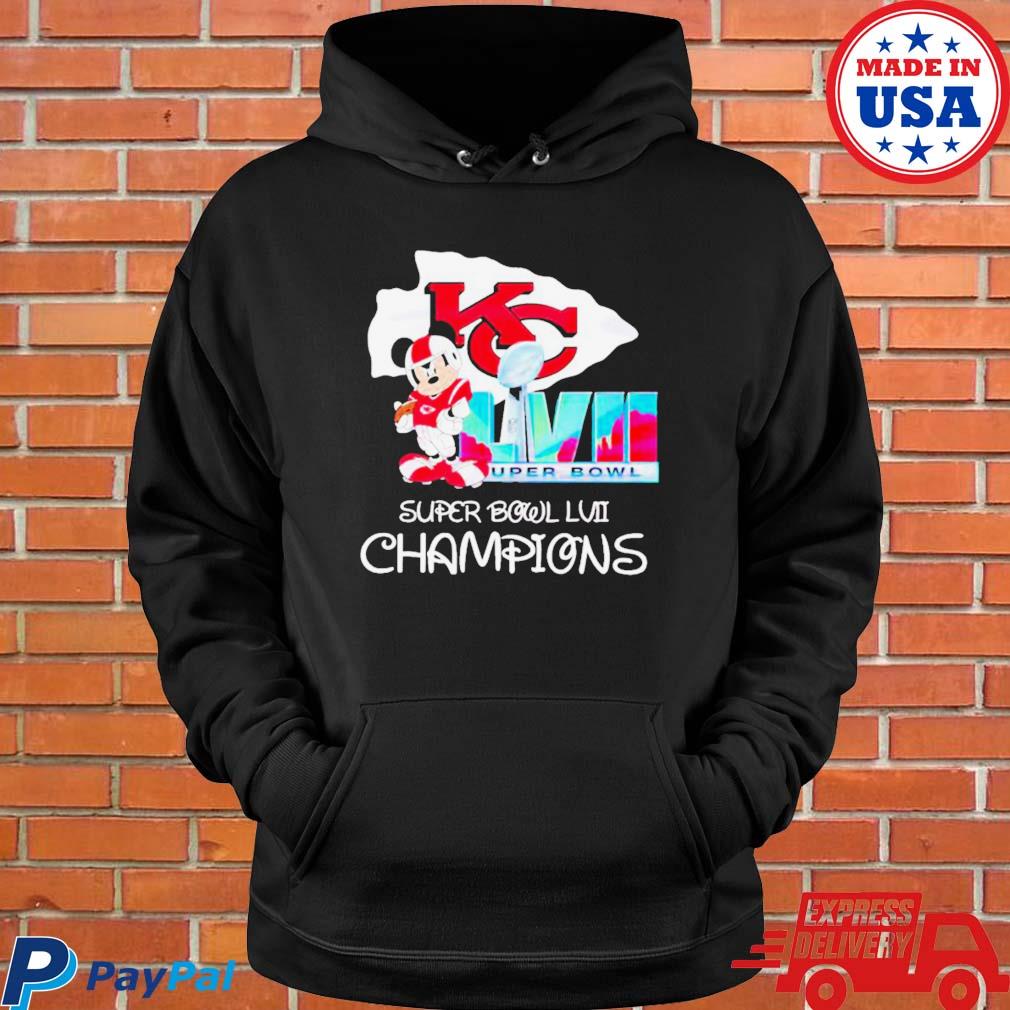 Kansas City KC Chiefs Shirts NFL Super Bowl LVII Mickey Champion T-shi -  Bestiegifts