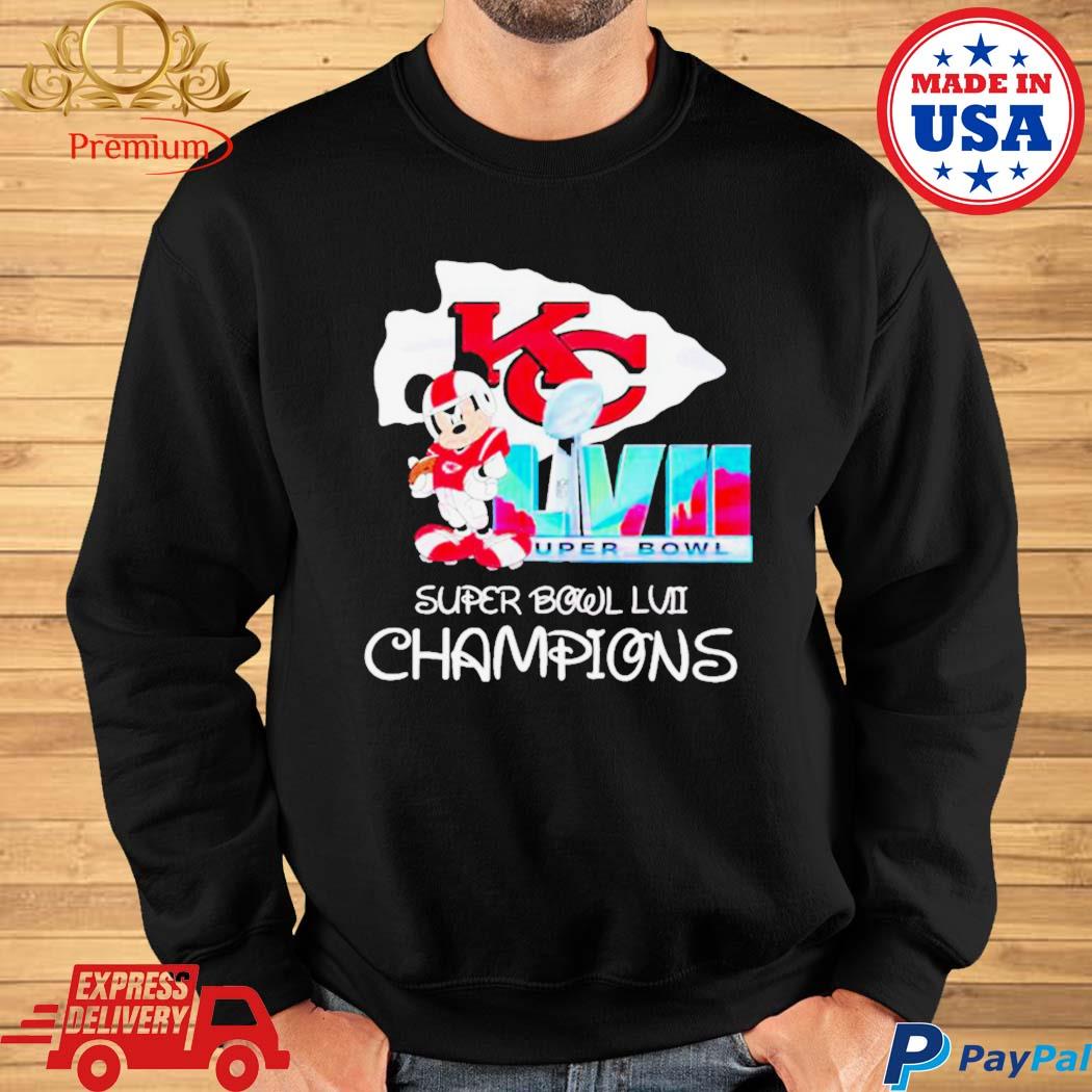 Official Mickey Kansas City Chiefs Super Bowl LVII champions shirt