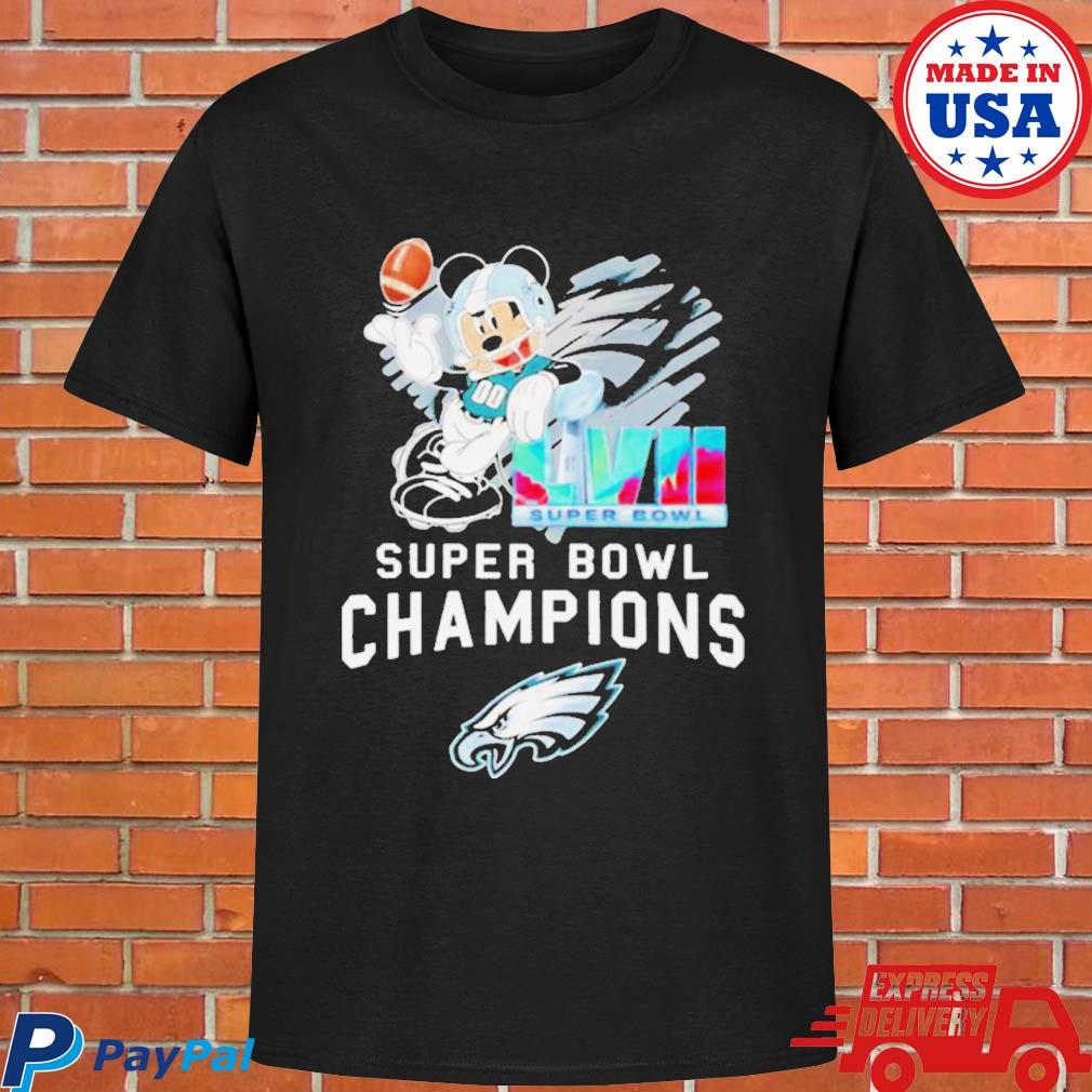 Official Mickey mouse philadelphia eagles super bowl lviI champions T-shirt