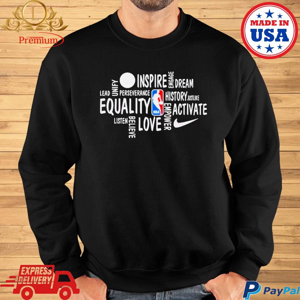 Official Inspire change nba mlk shirt, hoodie, sweater, long sleeve and  tank top