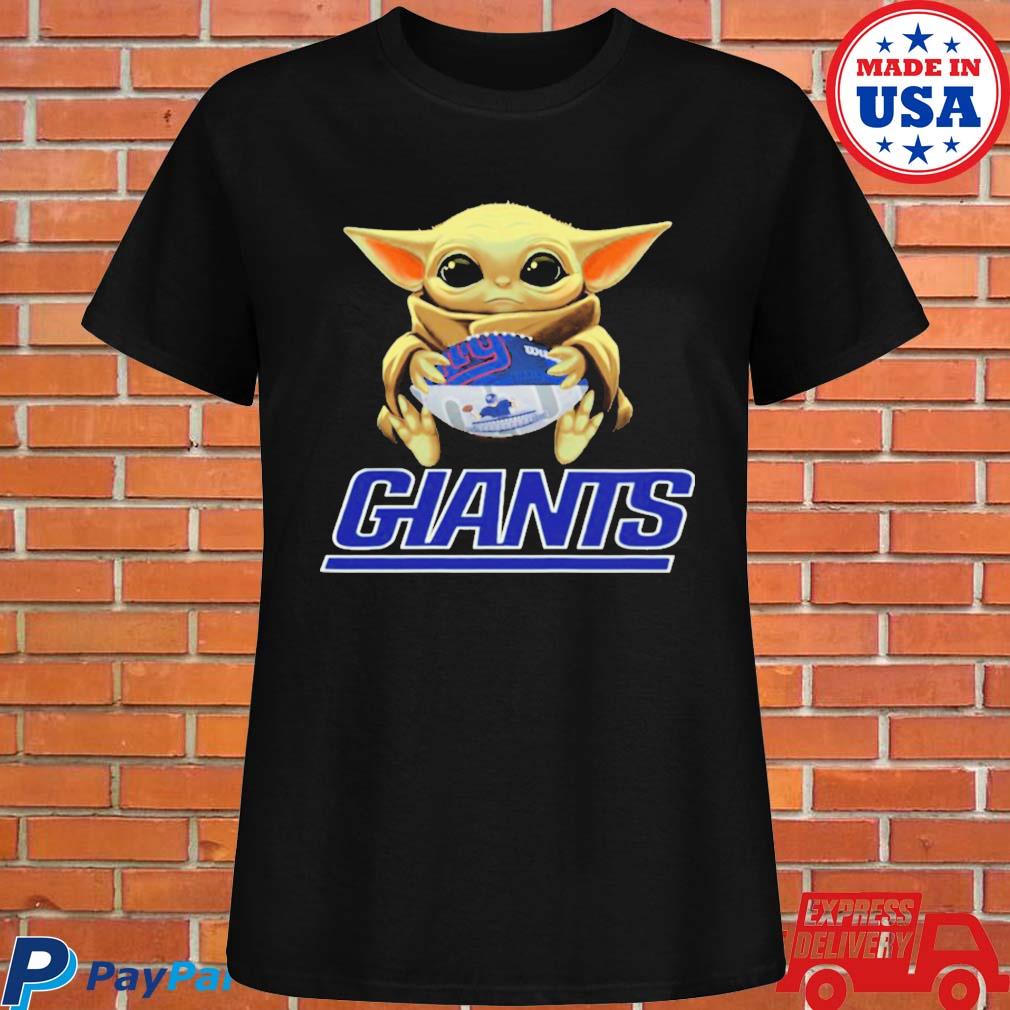 Nfl Football New York Giants Baby Yoda Star Wars 2023 Shirt Size up S to 4XL