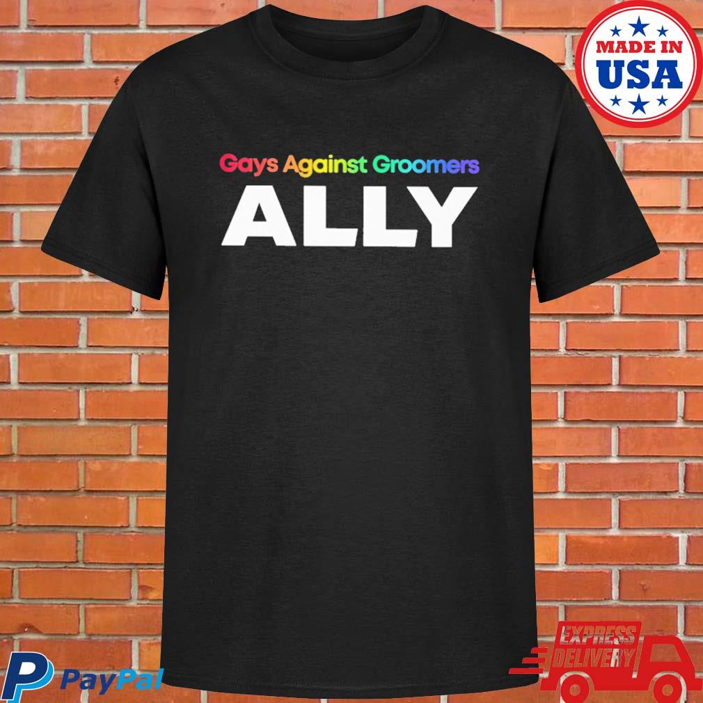 Official official Gays against groomers ally T-shirt