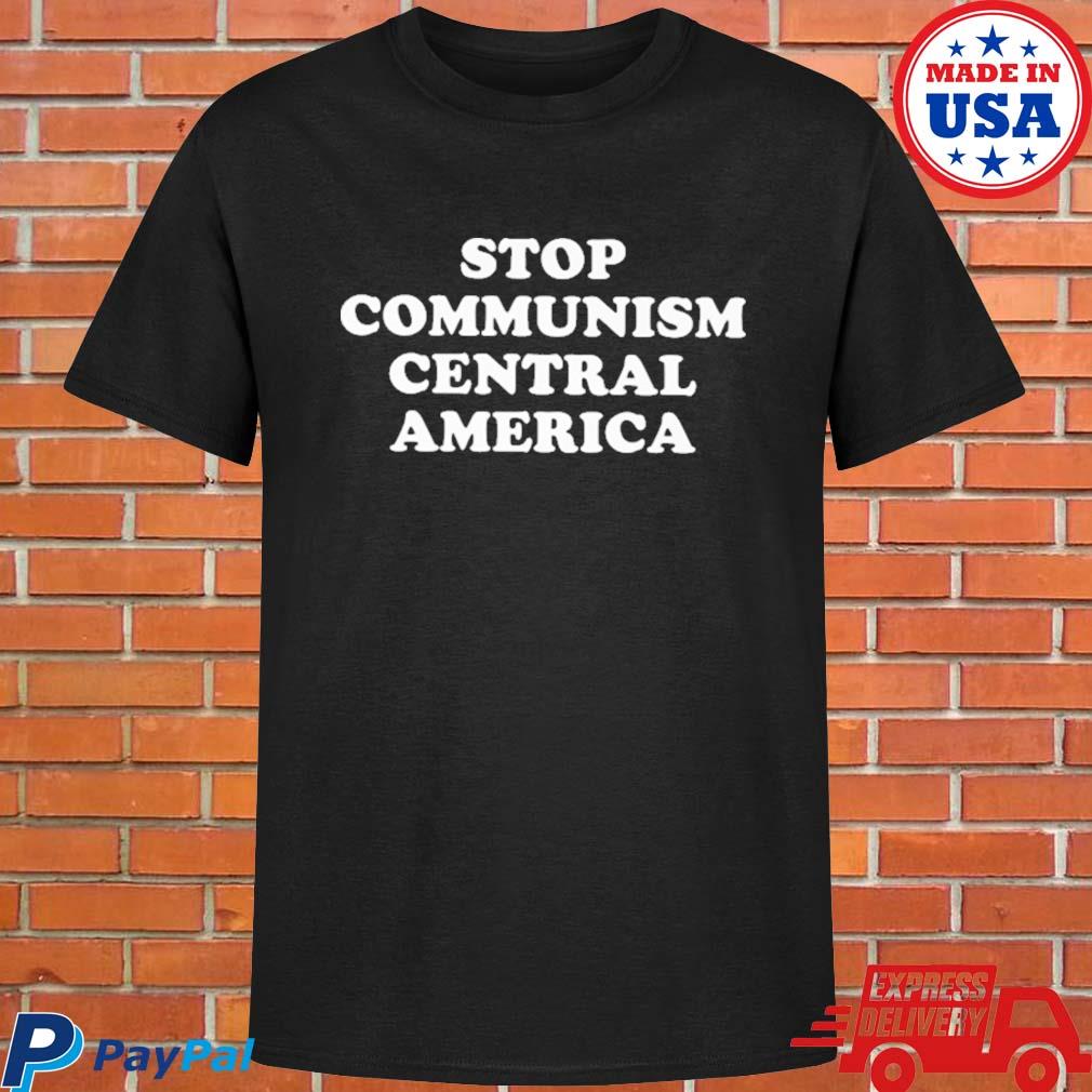 Official official Stop communism central America T-shirt