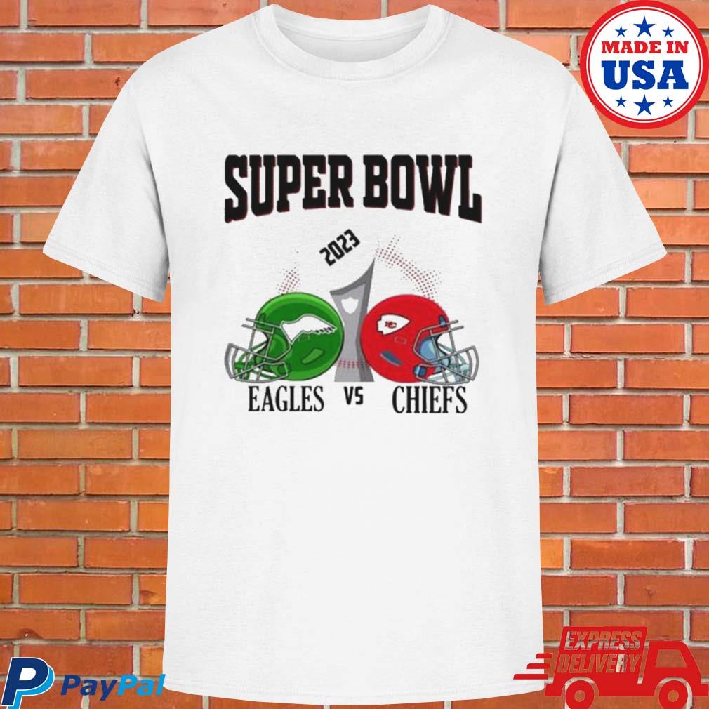 Official Philadelphia eagles and Kansas city Chiefs super bowl 2023 T-shirt