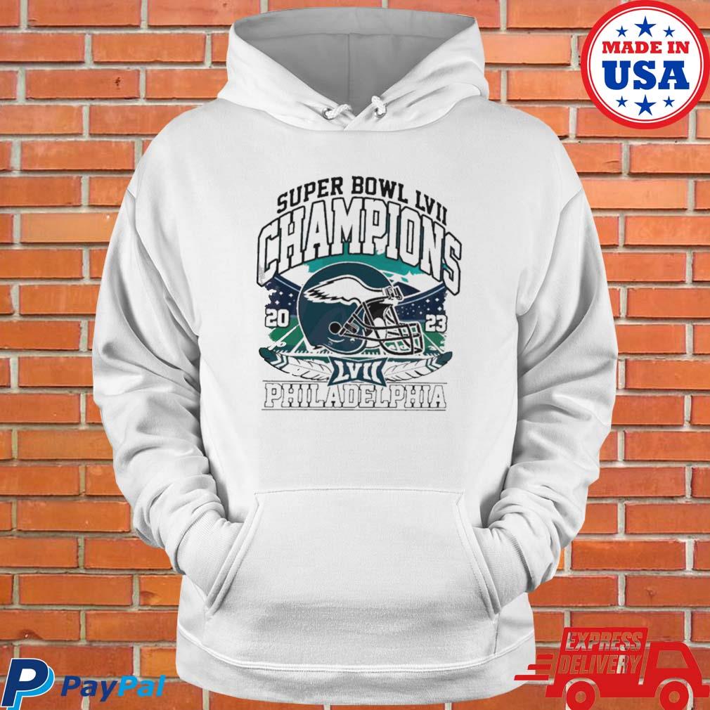 Philadelphia Eagles Champions Super Bowl 2023 Helmet Unisex Shirt - T-shirts  Low Price