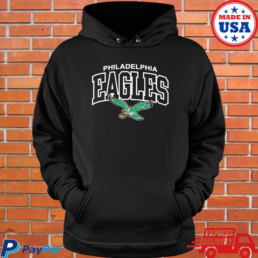 Official Philadelphia eagles mitchell and ness kelly green logo arch T-s Hoodie