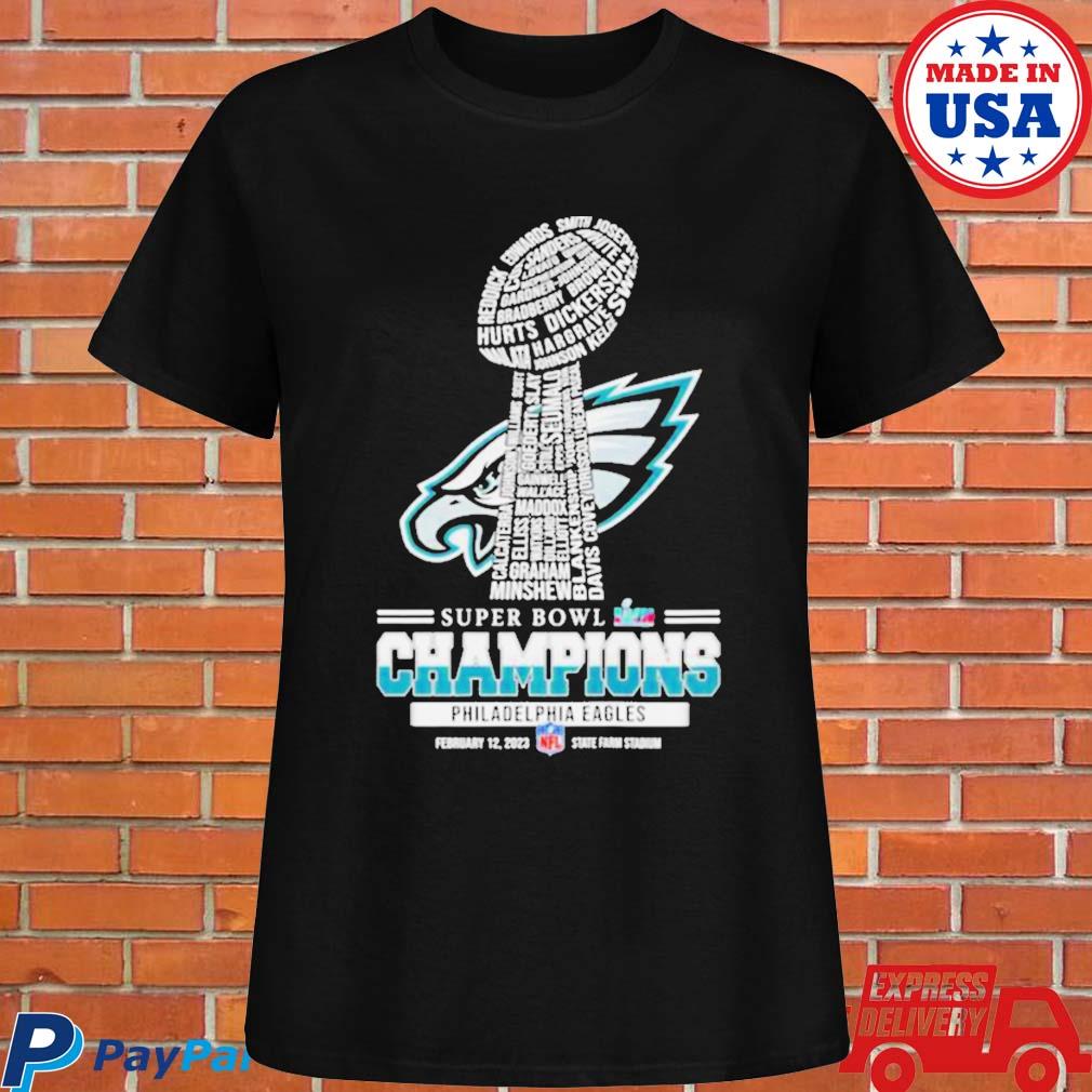 NFL Philadelphia Eagles Super Bowl LVII Champions Trophy Collection Shirt,  hoodie, sweater, long sleeve and tank top