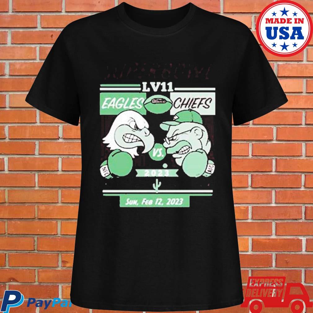 Super Bowl 2023 Philadelphia Eagles VS Kansas City Cheifs T Shirt