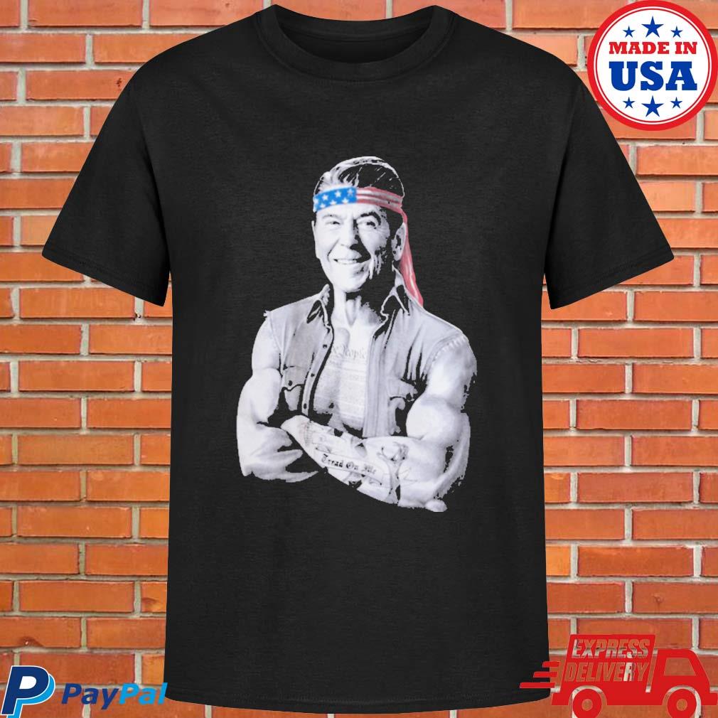 Official Reagan American icon conservative merica republican gop T-shirt