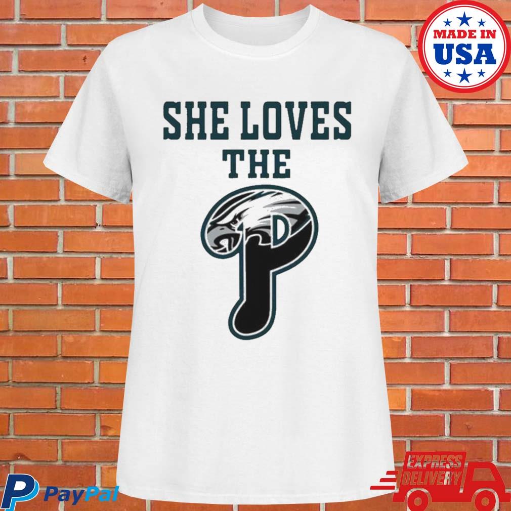 Peace Love Philadelphia Eagles T-Shirt For Women - Personalized