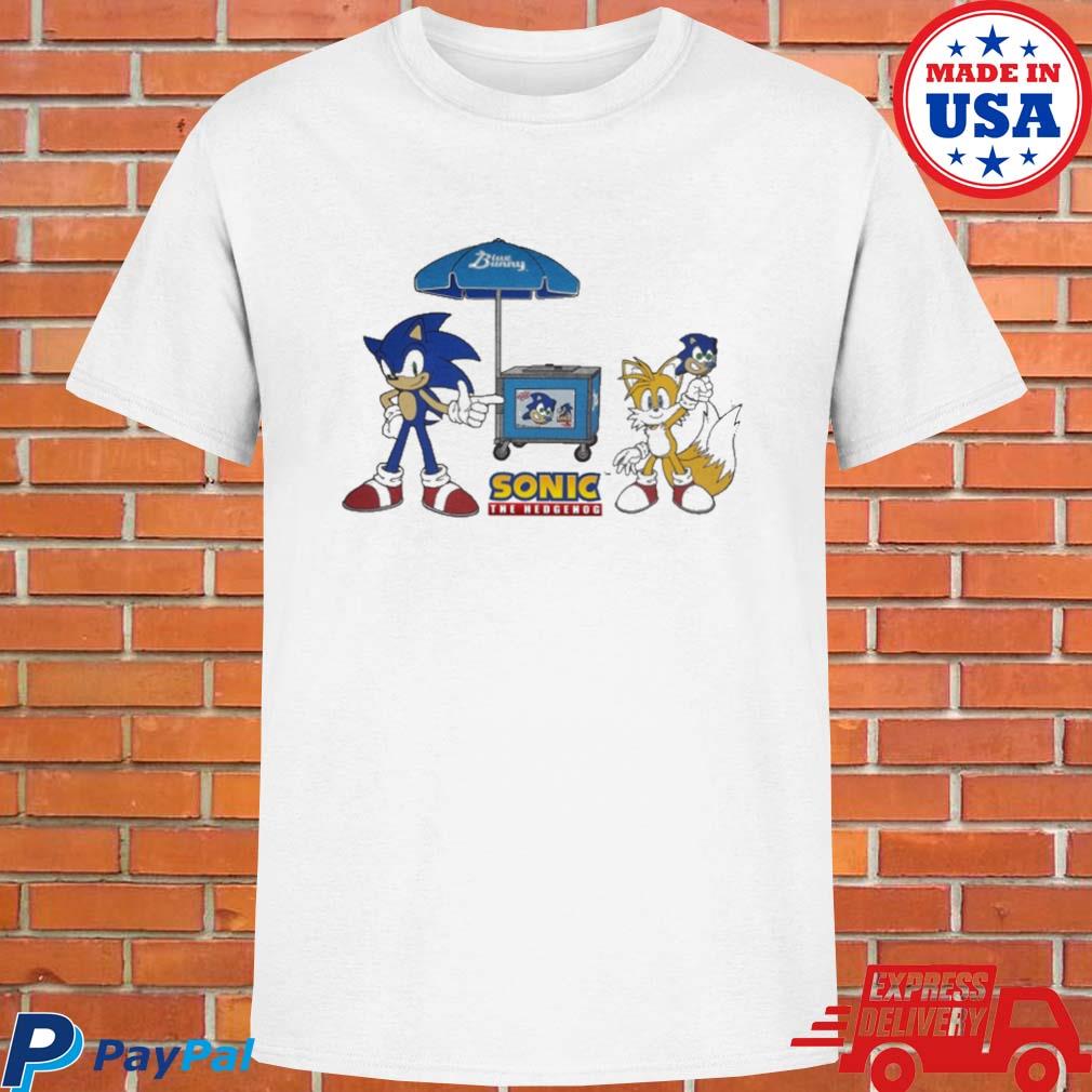 Official Sonic blue bunny ice cream trucks T-shirt