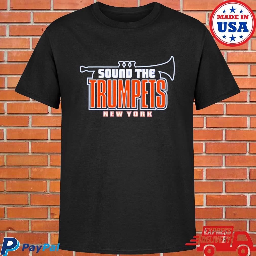 Official Sound the trumpets new york mets baseball T-shirt