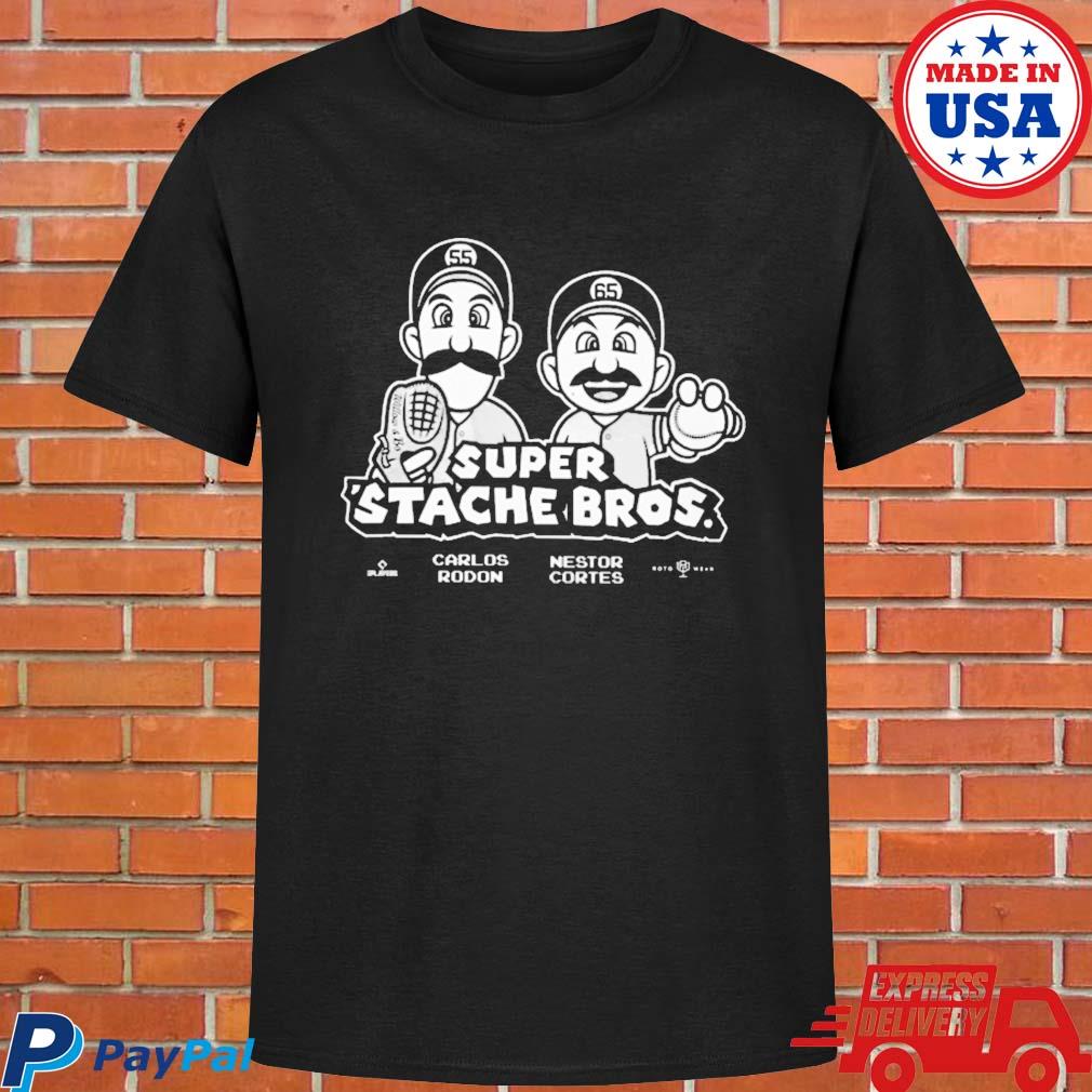 Official Super 'stache Bros carlos rodon nestor cortes shirt