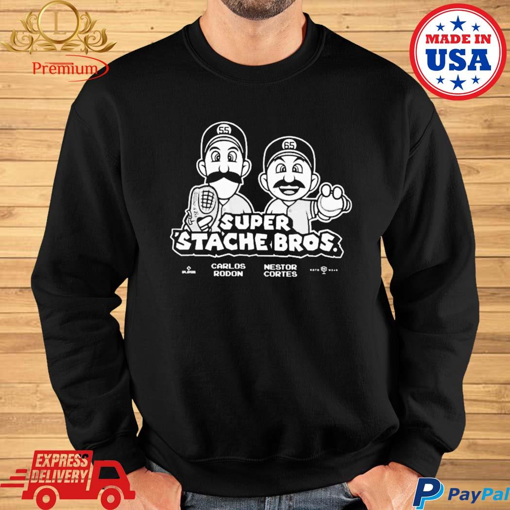 Official Super 'stache Bros carlos rodon nestor cortes shirt