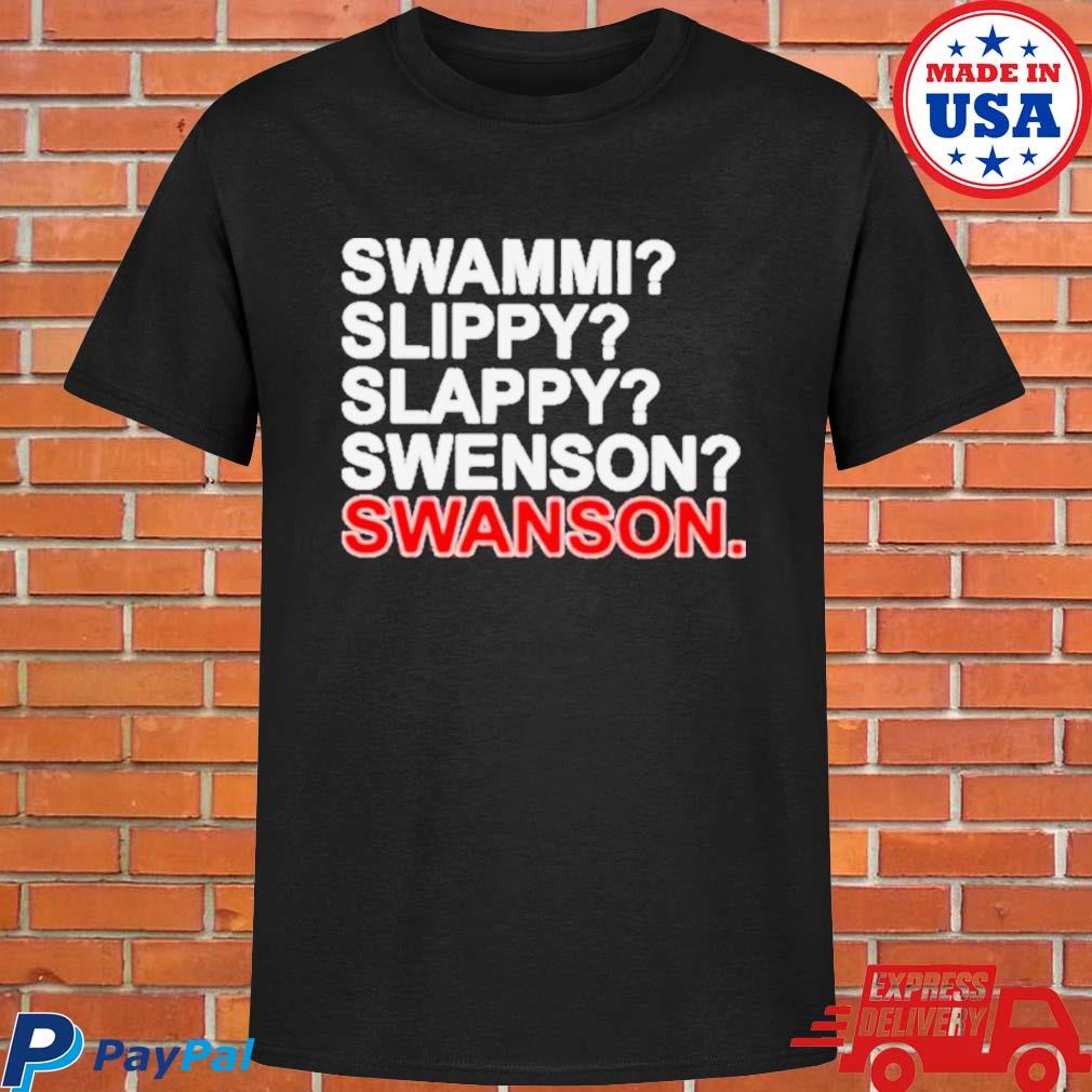 Official SwammI slippy slappy swenson swanson 2023 T-shirt