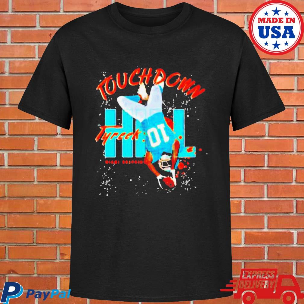 Official Touch ddown tyreek hill miamI dolphins T-shirt
