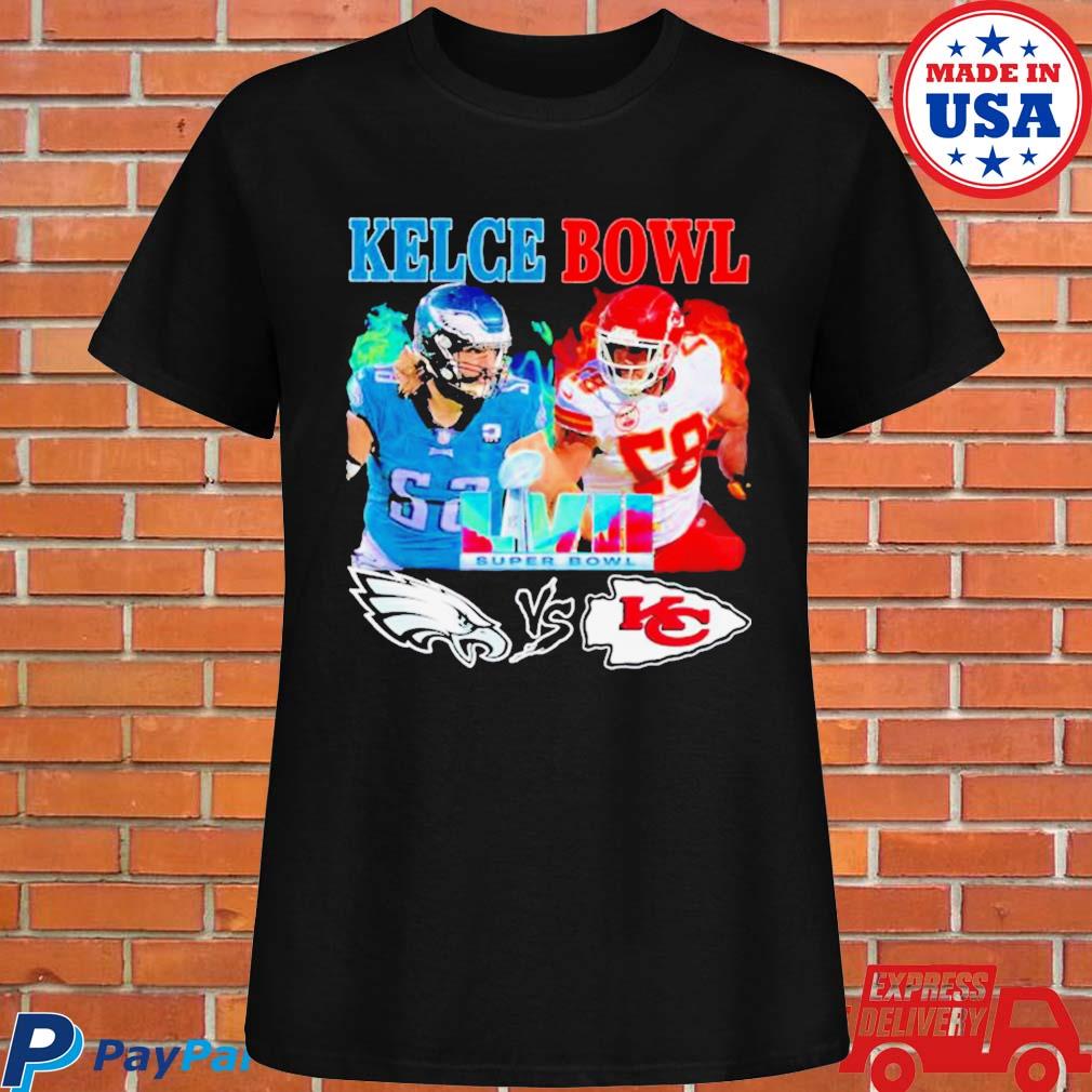 Travis and Jason Kelce Super Bowl LVII T-Shirt - Ink In Action