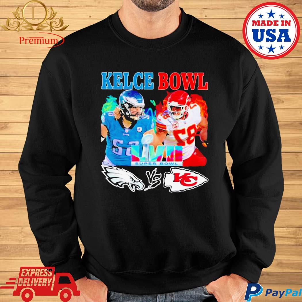 Travis and Jason Kelce Super Bowl LVII T-Shirt - Ink In Action