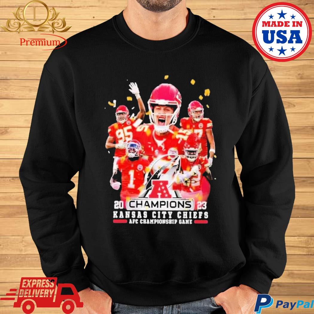 Cheap Kansas City Chiefs AFC Championship 2023 NFL Football Shirt