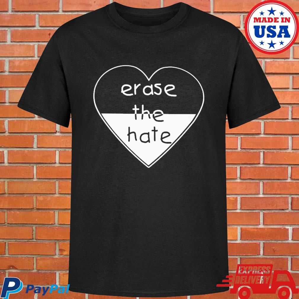 Official Detlef schrempf wearing erase the hate T-shirt