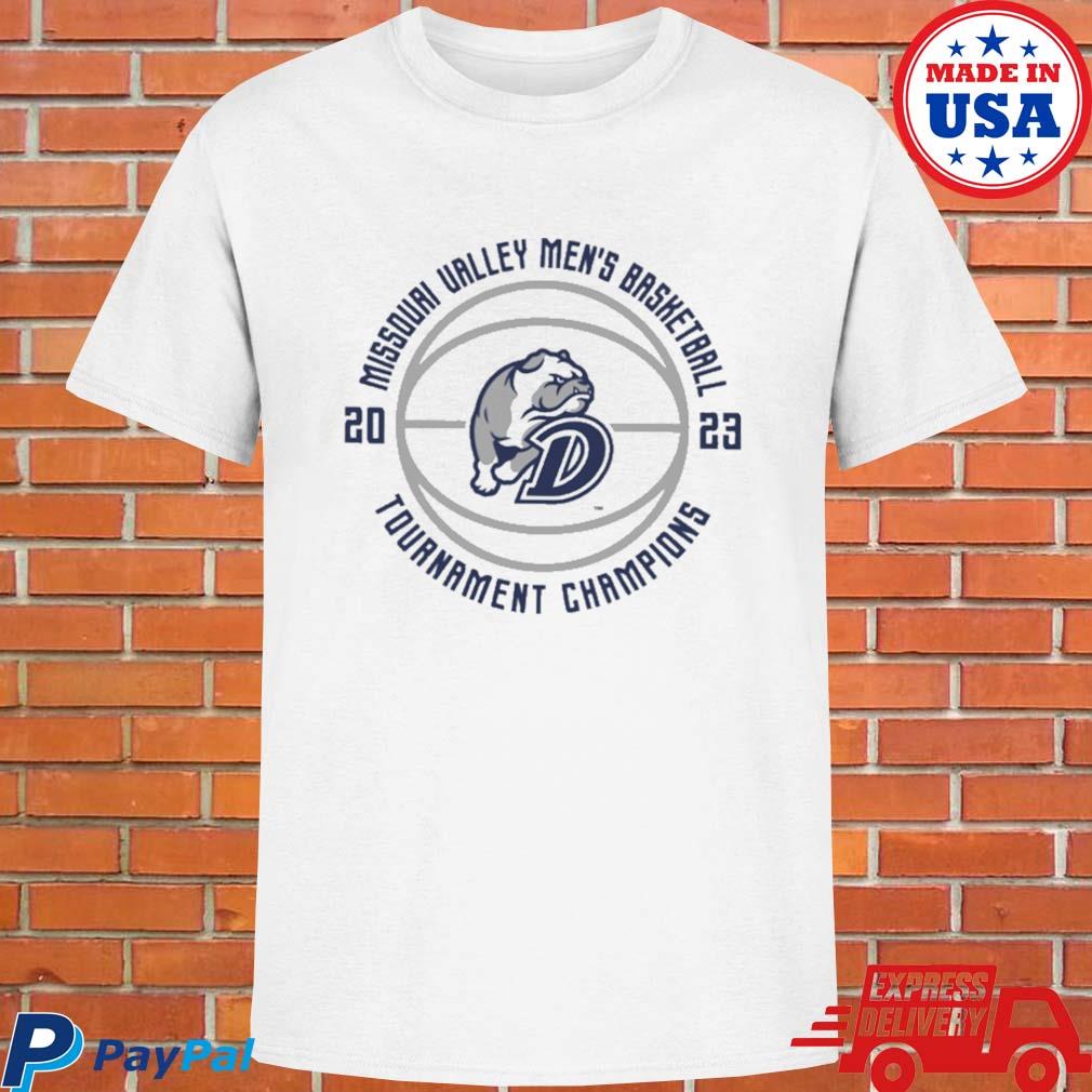 Official Drakebulldogsmb missourI valley men's basketball tournament champions 2023 T-shirt