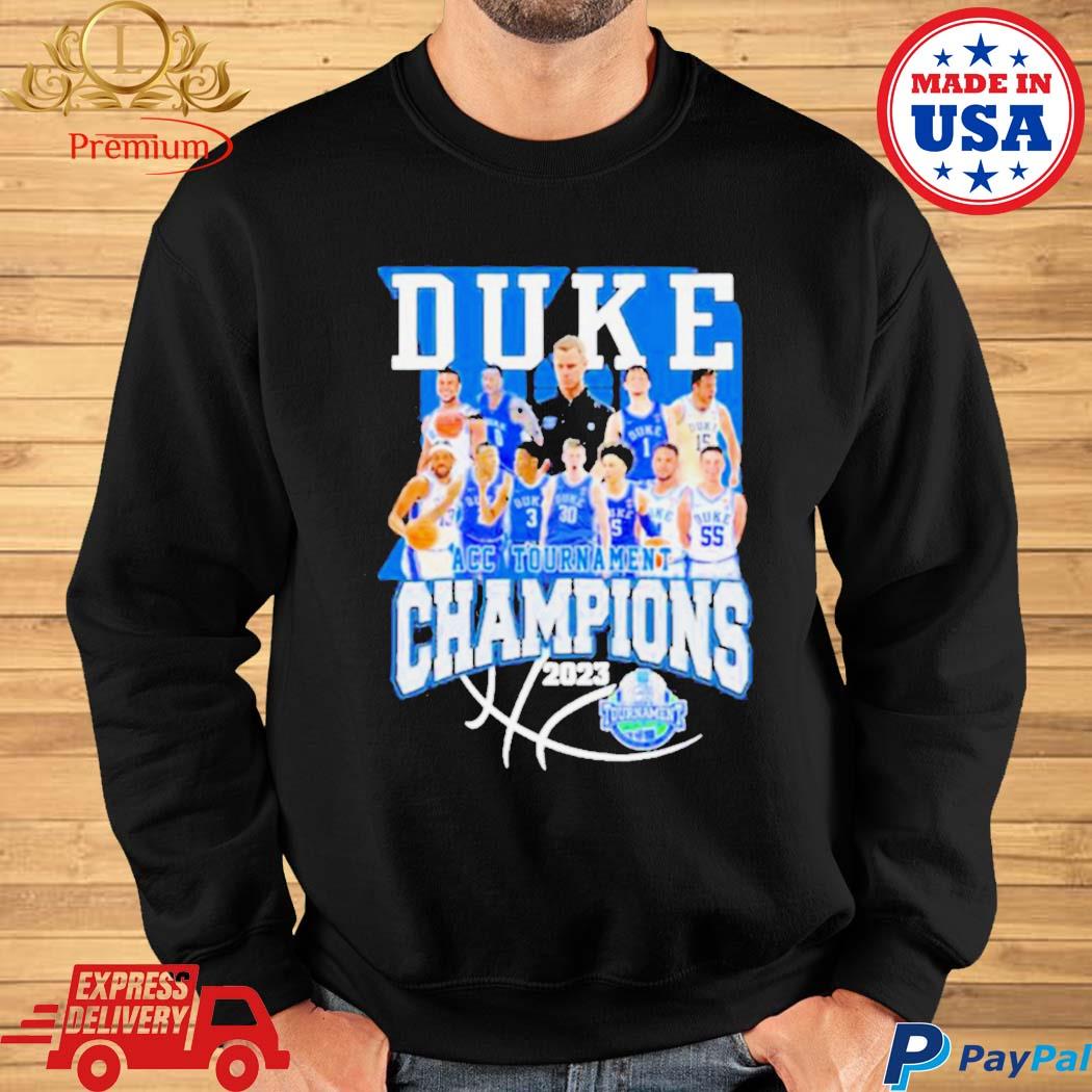 Official duke basketball acc 2023 championship shirt, hoodie, sweater, long  sleeve and tank top