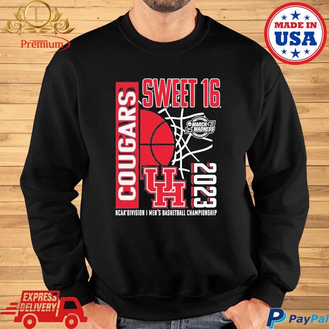 Houston Cougars 2023 Ncaa Men's Basketball Tournament March Madness Sweet  16 T-shirt