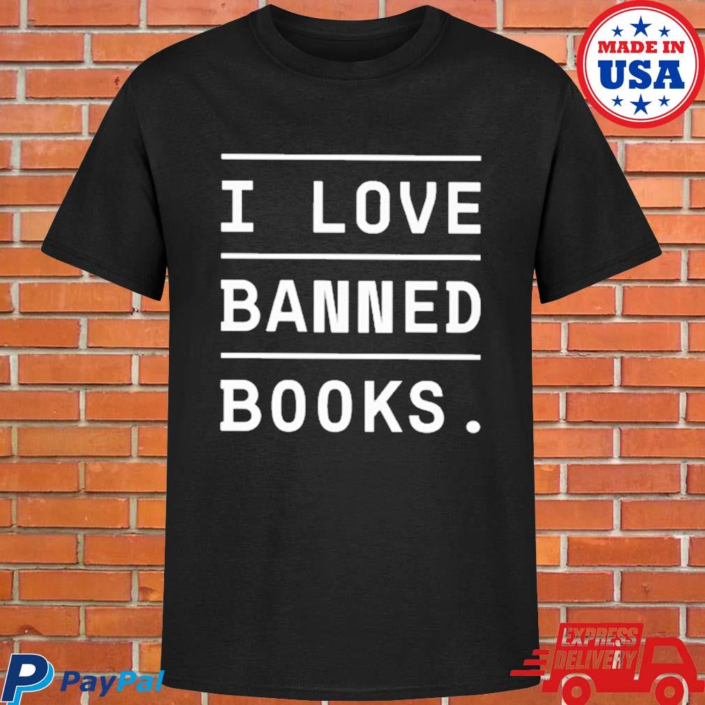 Official I love banned books T-shirt