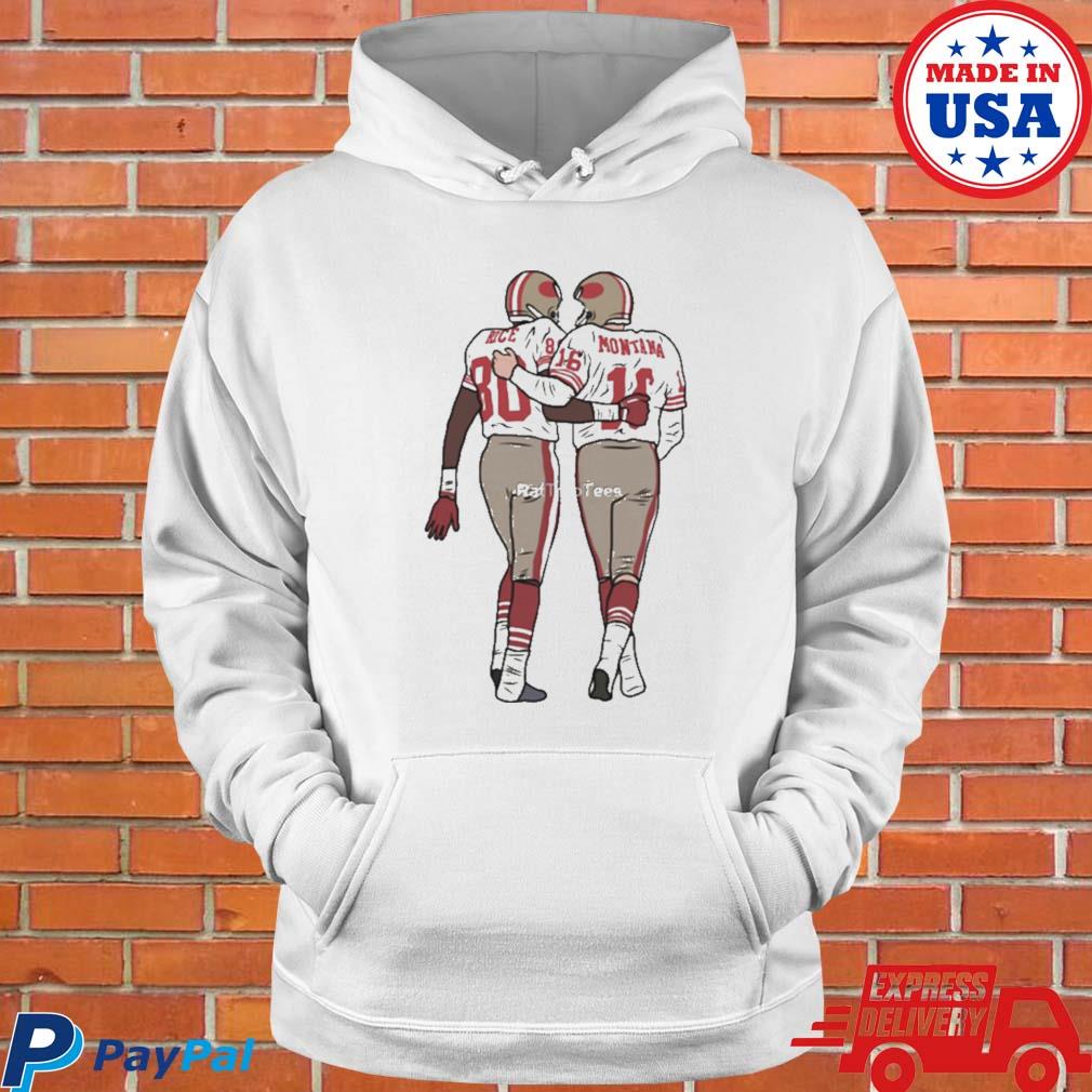 Official jerry Rice and Joe Montana shirt, hoodie, sweater, long