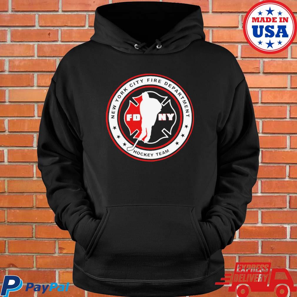 Hooded Hockey Style Sweatshirt - Firefighter Hoodies