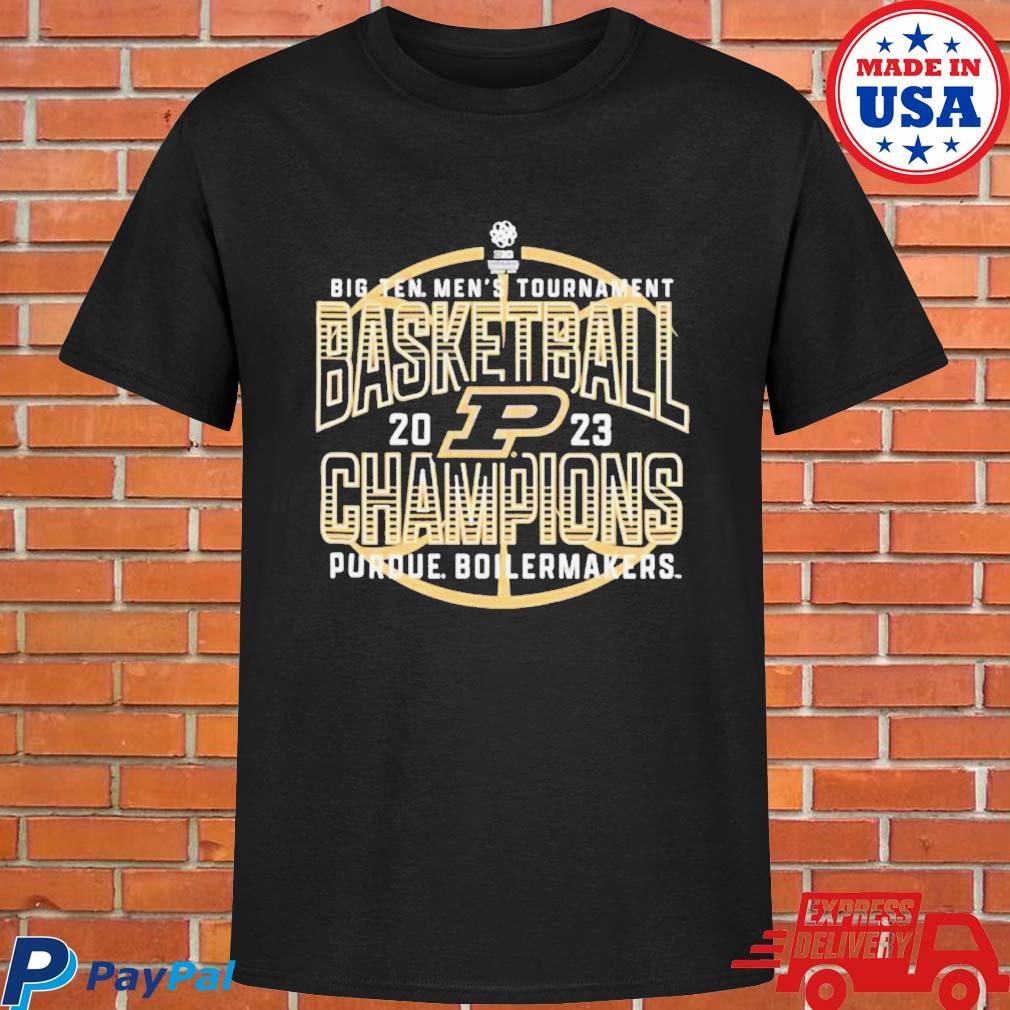 Official Purdue boilermakers 2023 big ten men's basketball conference tournament champions s T-shirt